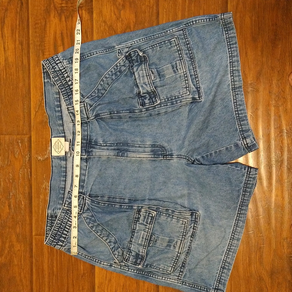 St John's bay men blue jean shorts - Picture 3 of 8